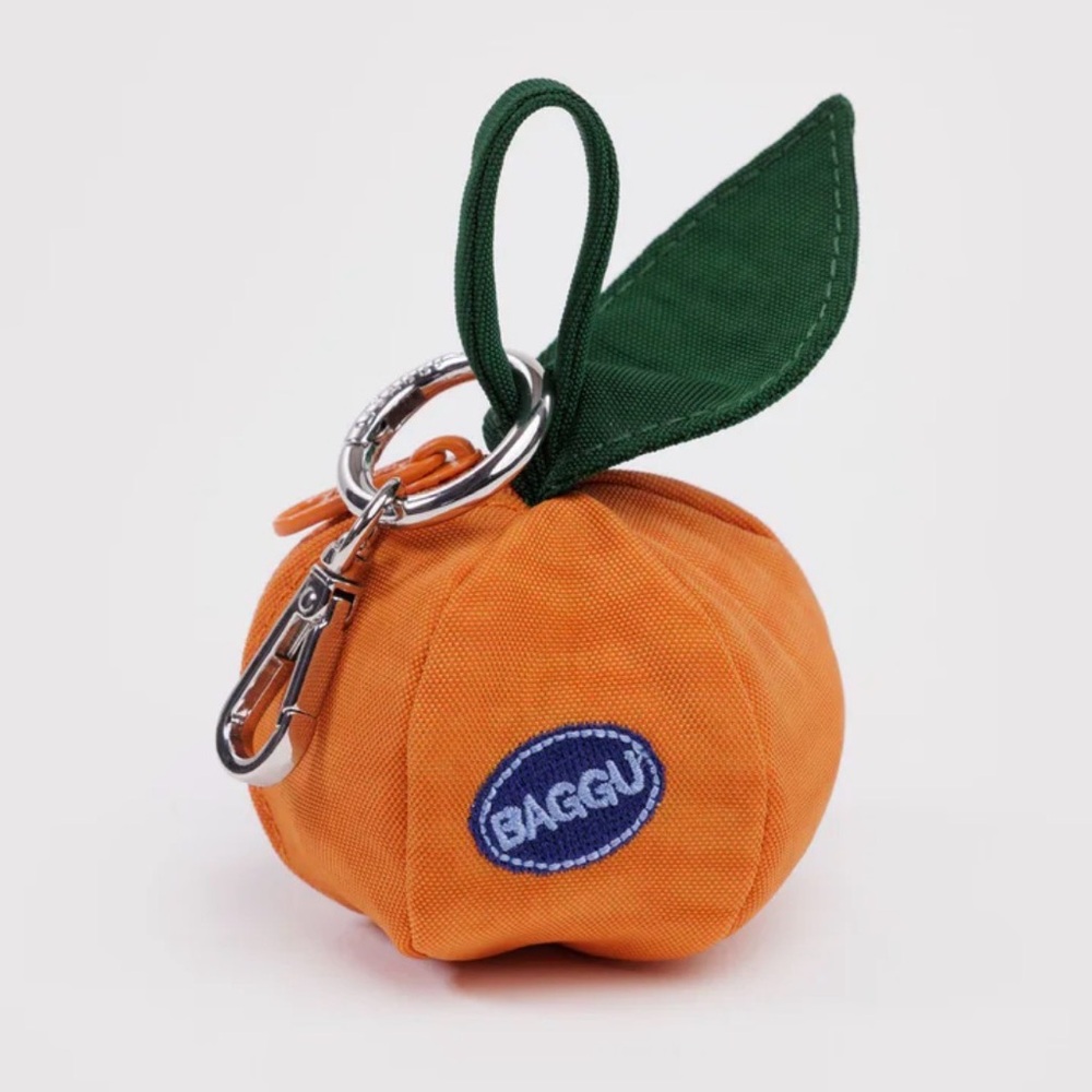 BAGGU Orange Mandarin Bag Charm NEW NWT